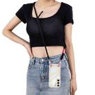 For Samsung Galaxy S24 FE 5G GKK Space Series Full Coverage Phone Case with Crossbody Rope(Black) - 3