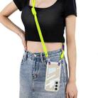 For Samsung Galaxy S24 FE 5G GKK Space Series Full Coverage Phone Case with Crossbody Rope(Yellow) - 3