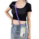 For Samsung Galaxy S25 Ultra 5G GKK Space Series Full Coverage Phone Case with Crossbody Rope(Purple) - 3