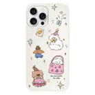 For iPhone 16 Pro Skin Feeling Jelly TPU Hybrid PC Phone Case(Star Shine Small Object White) - 1