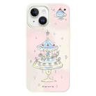 For iPhone 14 Plus Skin Feeling Jelly TPU Hybrid PC Phone Case(Dessert Cake Stand White) - 1