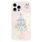 For iPhone 14 Pro Skin Feeling Jelly TPU Hybrid PC Phone Case(Dessert Cake Stand White) - 1