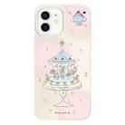 For iPhone 11 Skin Feeling Jelly TPU Hybrid PC Phone Case(Dessert Cake Stand White) - 1