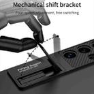 For Samsung Galaxy S25 Ultra 5G GKK Ultra-thin Shockproof Phone Case with Holder / Pen(Titanium Gray) - 3