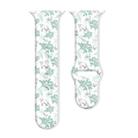 For Apple Watch 42mm / 41mm / 40mm / 38mm Christmas Pattern Reverse Buckle Silicone Watch Band(Fox) - 1