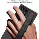 For Samsung Galaxy S25 Ultra 5G GKK Ultra-thin Wristband Shockproof Phone Case with Holder(Silver) - 3
