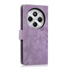 For Redmi 14C 4G / Poco C75 Orchid Butterfly Embossed Leather Phone Case(Purple) - 3