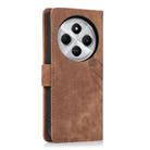 For Redmi 14C 4G / Poco C75 Orchid Butterfly Embossed Leather Phone Case(Brown) - 3