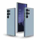 For Samsung Galaxy S25 Ultra 5G GKK Skin-feeling Leather Curved Phone Case(Blue) - 1