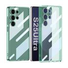 For Samsung Galaxy S25 Ultra 5G GKK Space Series Shockproof Full Coverage Phone Case(Transparent Green) - 1