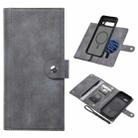 For Google Pixel 8a ViLi GVB Series MagSafe Magnetic RFID Leather Phone Case(Grey) - 1