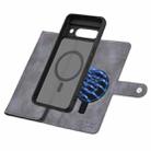 For Google Pixel 8a ViLi GVB Series MagSafe Magnetic RFID Leather Phone Case(Grey) - 3