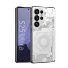 For Samsung Galaxy S25 Ultra 5G GKK AG Craft Skin Feel Circuit Diagram Edition Full Coverage Phone Case(Silver) - 1