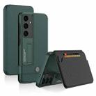 For Samsung Galaxy S25+ 5G GKK Flip Wallet Leather Phone Case(Green) - 1
