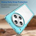 For OPPO Find X8 Pro Colorful Series Acrylic Hybrid TPU Phone Case(Transparent Blue) - 3