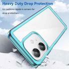 For OPPO A3 4G / A40 / A40m / A60 Colorful Series Acrylic Hybrid TPU Phone Case(Transparent Blue) - 3