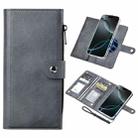 For iPhone 16 Pro Max ViLi GVS-C Series MagSafe Magnetic RFID Leather Flip Phone Case(Grey) - 1