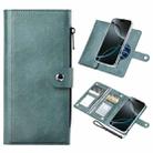 For iPhone 16 Pro Max ViLi GVS-C Series MagSafe Magnetic RFID Leather Flip Phone Case(Green) - 1