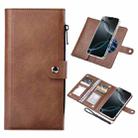 For iPhone 16 Pro Max ViLi GVS-C Series MagSafe Magnetic RFID Leather Flip Phone Case(Brown) - 1