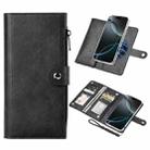 For iPhone 16 Pro ViLi GVS-C Series MagSafe Magnetic RFID Leather Flip Phone Case(Black) - 1