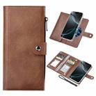 For iPhone 16 Pro ViLi GVS-C Series MagSafe Magnetic RFID Leather Flip Phone Case(Brown) - 1