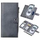 For iPhone 16 Plus ViLi GVS-C Series MagSafe Magnetic RFID Leather Flip Phone Case(Grey) - 1