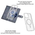 For iPhone 16 Plus ViLi GVS-C Series MagSafe Magnetic RFID Leather Flip Phone Case(Grey) - 3