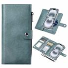 For iPhone 16 Plus ViLi GVS-C Series MagSafe Magnetic RFID Leather Flip Phone Case(Green) - 1