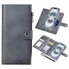 For iPhone 16 ViLi GVS-C Series MagSafe Magnetic RFID Leather Flip Phone Case(Grey) - 1
