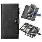 For iPhone 15 Pro ViLi GVS-C Series MagSafe Magnetic RFID Leather Flip Phone Case(Black) - 1