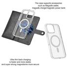 For iPhone 15 Plus ViLi GVS-C Series MagSafe Magnetic RFID Leather Flip Phone Case(Black) - 3