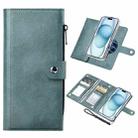 For iPhone 15 Plus ViLi GVS-C Series MagSafe Magnetic RFID Leather Flip Phone Case(Green) - 1