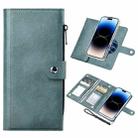 For iPhone 14 Pro Max ViLi GVS-C Series MagSafe Magnetic RFID Leather Flip Phone Case(Green) - 1