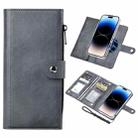 For iPhone 14 Pro ViLi GVS-C Series MagSafe Magnetic RFID Leather Flip Phone Case(Grey) - 1