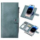 For iPhone 14 Pro ViLi GVS-C Series MagSafe Magnetic RFID Leather Flip Phone Case(Green) - 1