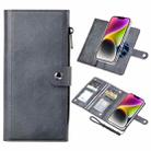 For iPhone 14 ViLi GVS-C Series MagSafe Magnetic RFID Leather Flip Phone Case(Grey) - 1