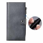 For iPhone 13 Pro Max ViLi GVS-C Series MagSafe Magnetic RFID Leather Flip Phone Case(Grey) - 2