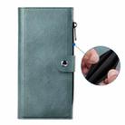 For iPhone 13 Pro Max ViLi GVS-C Series MagSafe Magnetic RFID Leather Flip Phone Case(Green) - 2
