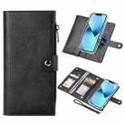 For iPhone 13 ViLi GVS-C Series MagSafe Magnetic RFID Leather Flip Phone Case(Black) - 1