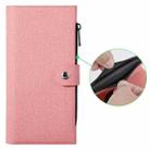 For iPhone 16 Pro Max ViLi GBS Series MagSafe Magnetic RFID Leather Flip Phone Case(Pink) - 2