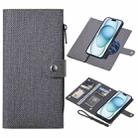 For iPhone 15 ViLi GBS Series MagSafe Magnetic RFID Leather Flip Phone Case(Black) - 1