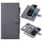 For iPhone 16 Pro Max ViLi GBS-C Series MagSafe Magnetic RFID Leather Flip Phone Case(Black) - 1