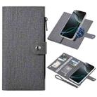 For iPhone 16 Pro ViLi GBS-C Series MagSafe Magnetic RFID Leather Flip Phone Case(Black) - 1