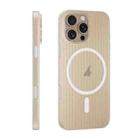 For iPhone 16 Pro PC Corrugated MagSafe Phone Case(White) - 2