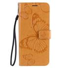 For OPPO Reno 3 Pro 5G / Find X2 Neo 3D Butterflies Embossing Pattern Horizontal Flip Leather Case with Holder & Card Slot & Wallet & Lanyard(Yellow) - 2