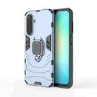 For Samsung Galaxy A26 5G PC + TPU Shockproof Protective Phone Case with Magnetic Ring Holder(Navy Blue) - 1