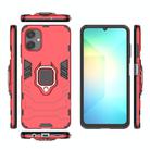 For Samsung Galaxy A06 4G PC + TPU Shockproof Protective Phone Case with Magnetic Ring Holder(Red) - 3
