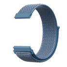 For Samsung Galaxy Watch 46mm Nylon Braided Watch Band(Cape Cod Blue) - 1
