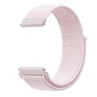 For Samsung Galaxy Watch 46mm Nylon Braided Watch Band(Pearl Pink) - 1