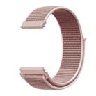 For Samsung Galaxy Watch 46mm Nylon Braided Watch Band(Rose Pink) - 1